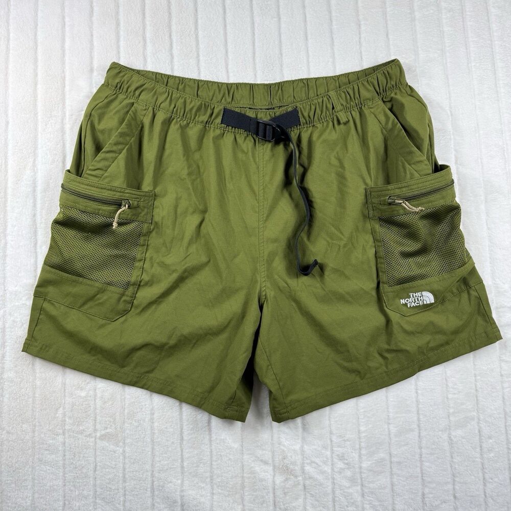 The North Face Class V Pathfinder FlashDry-XD Belt Shorts Mens Size 2XL Green
